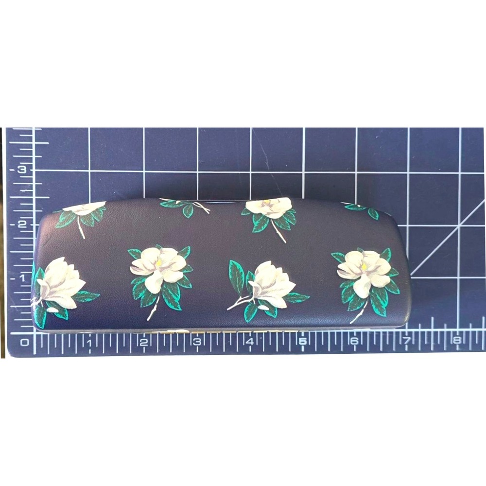 Draper James Navy Floral Hard Shell Glasses Case Eyewear Holder - Picture 7 of 7